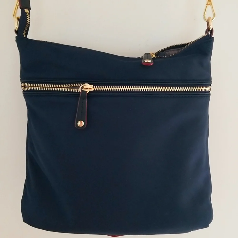 MZ Wallace Dawn Blue / Gold Hardware Downtown Crosby Hobo/Cross…